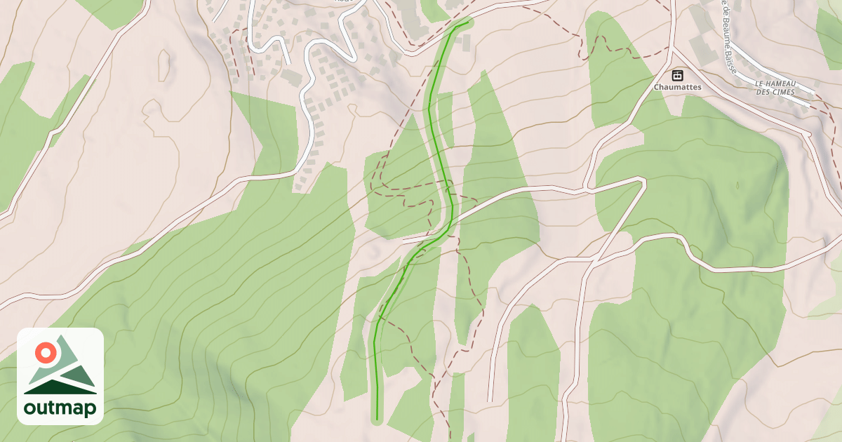 Map of Mélèzes
