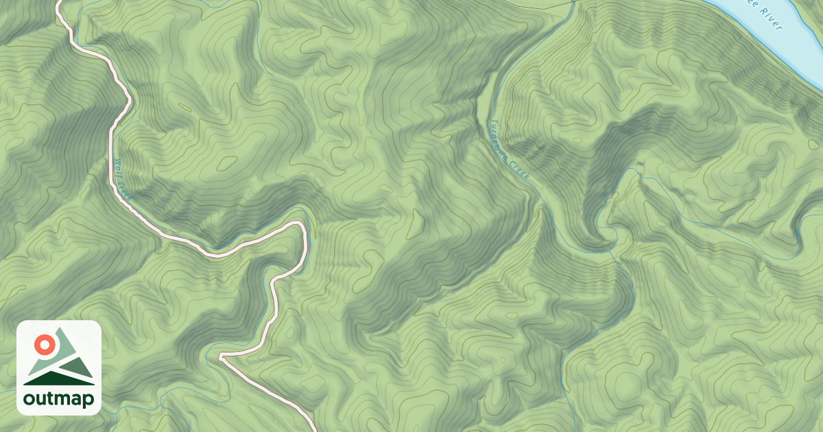 Map of TURTLETOWN ADIT