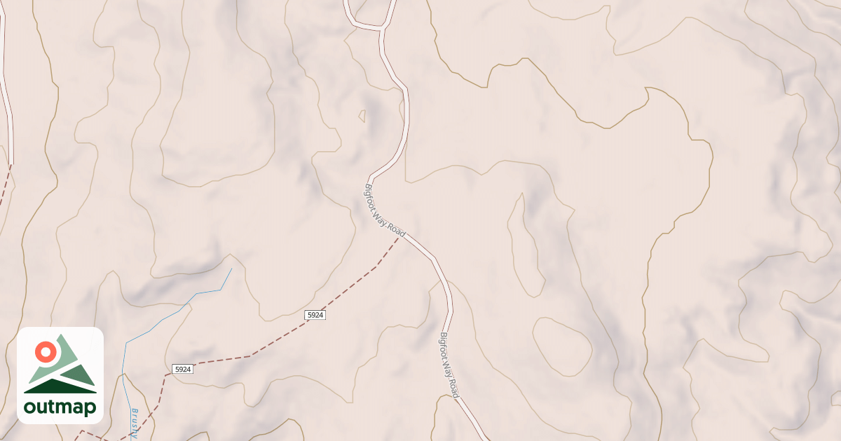 Map of BIGFOOT WAY