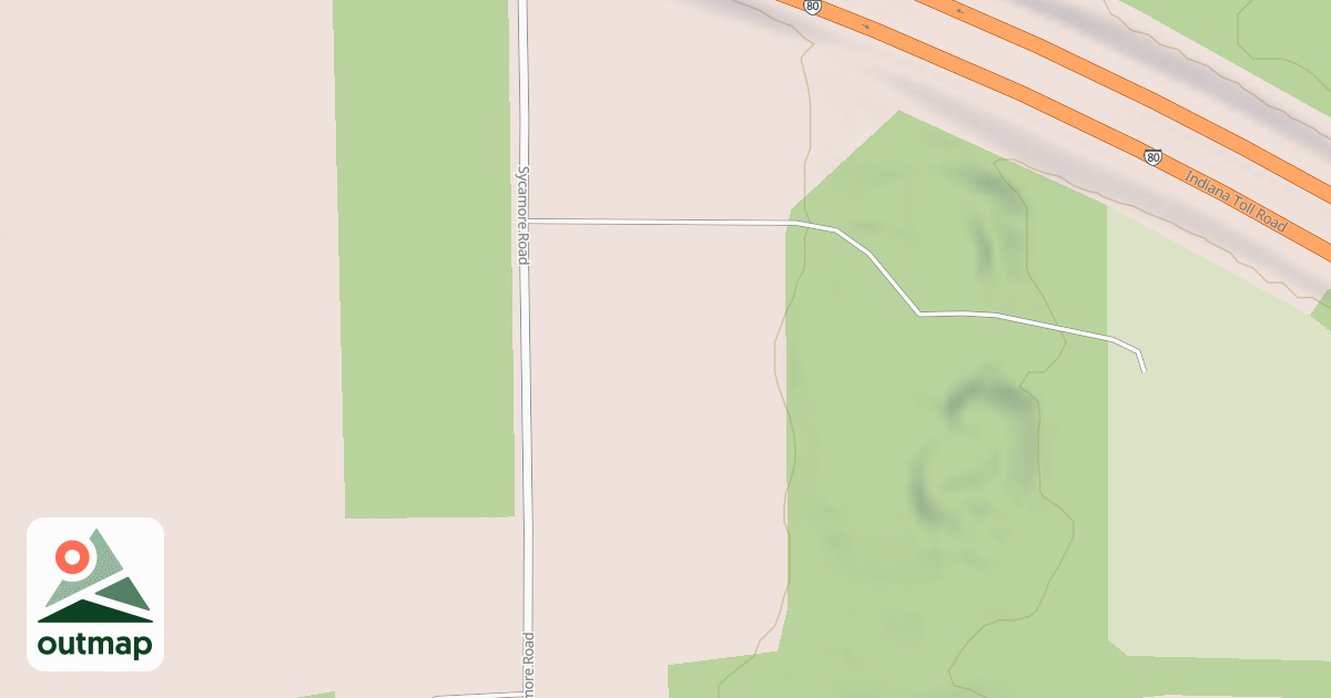 Map of Buffalo Run Snowmobile Trail