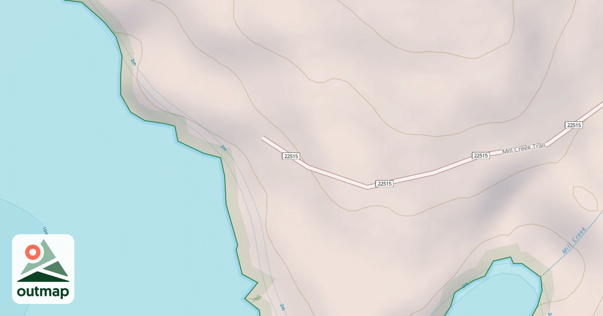 Map of Mill Creek Trail