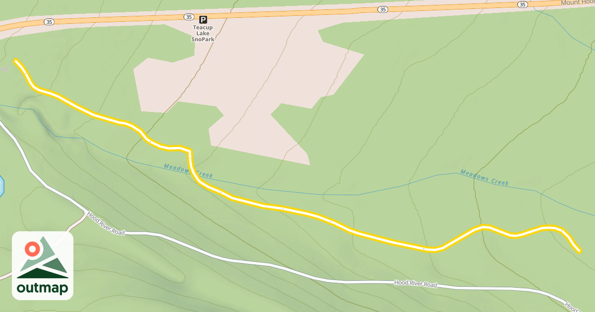 Map of Meadow Trail
