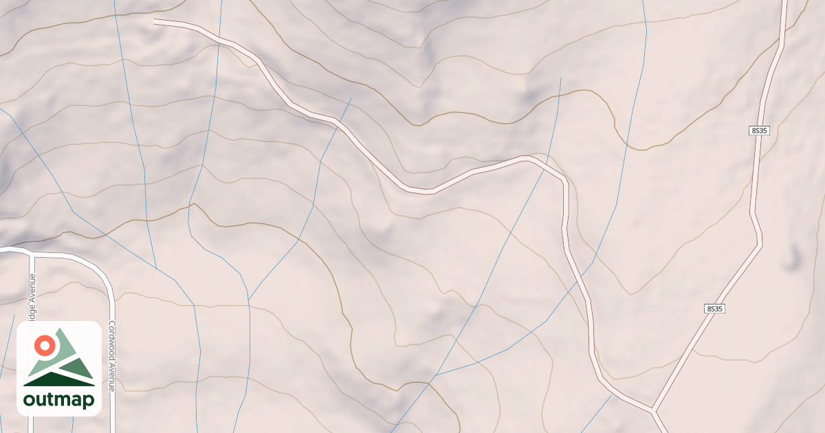 Map of BONERIDGE SPUR