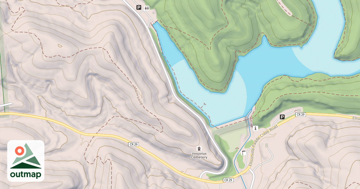 Map of IR VESUVIUS ROAD