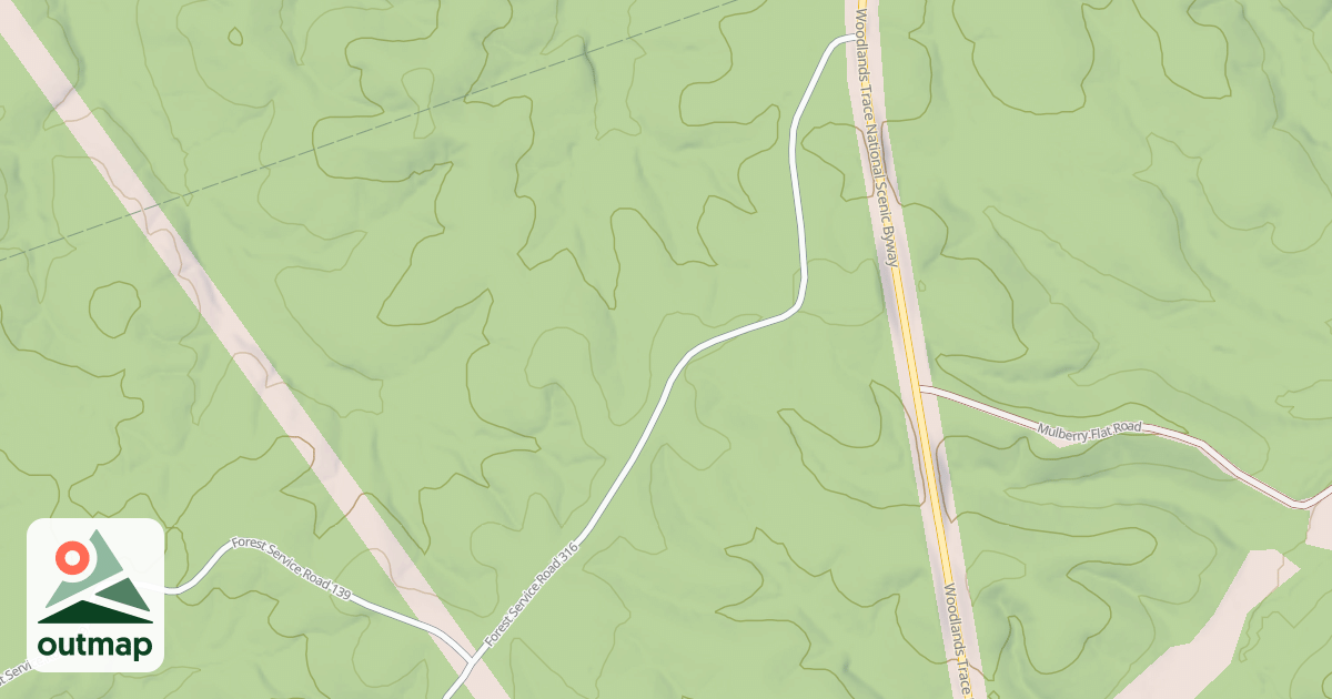 Map of COUNTY LINE ROAD