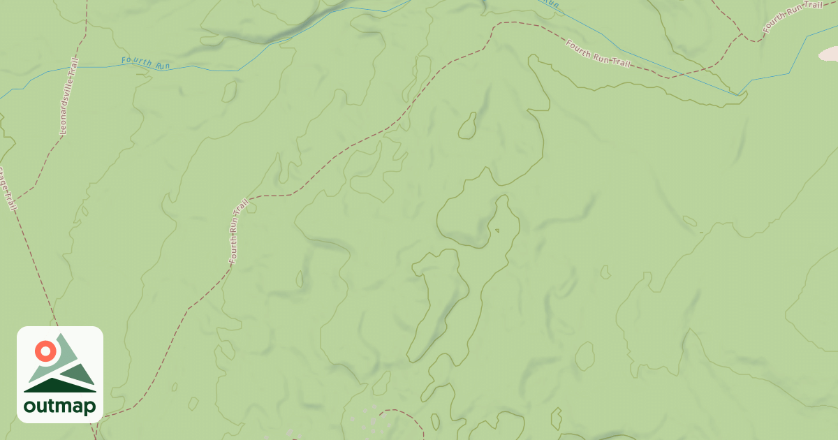 Map of Hickory Run State Park Trails