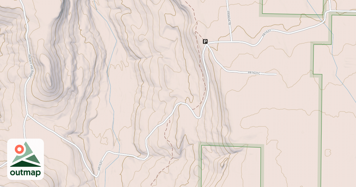 Map of USFS Motor Vehicle Use Map Roads {C76FD841-075B-4BDD-A9C3-A96BADA73D86}