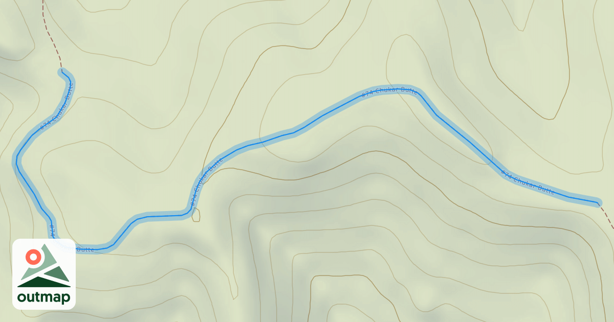 Map of #74 Chukar Butte