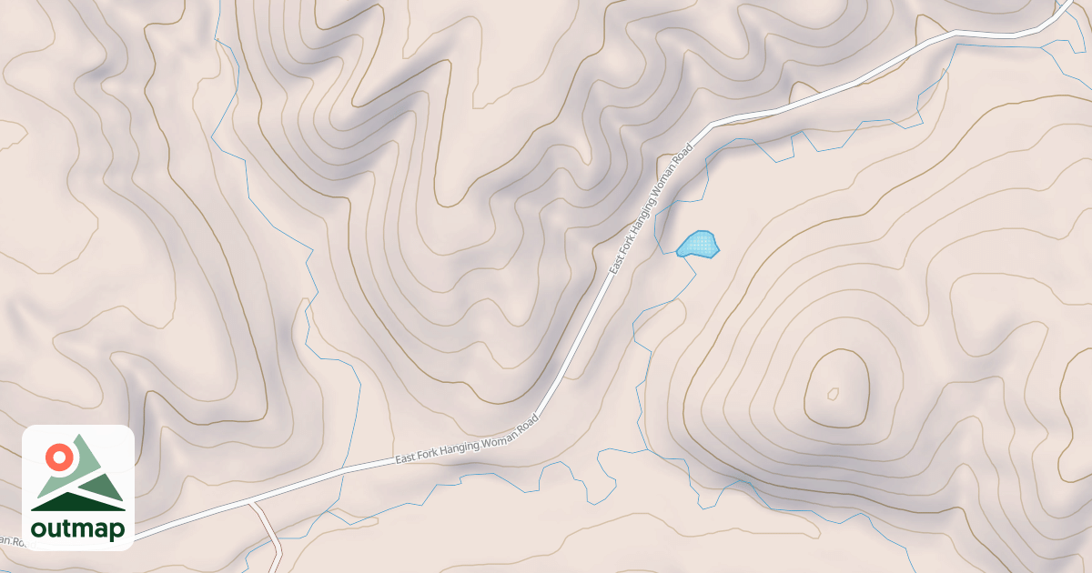 Map of COW CREEK