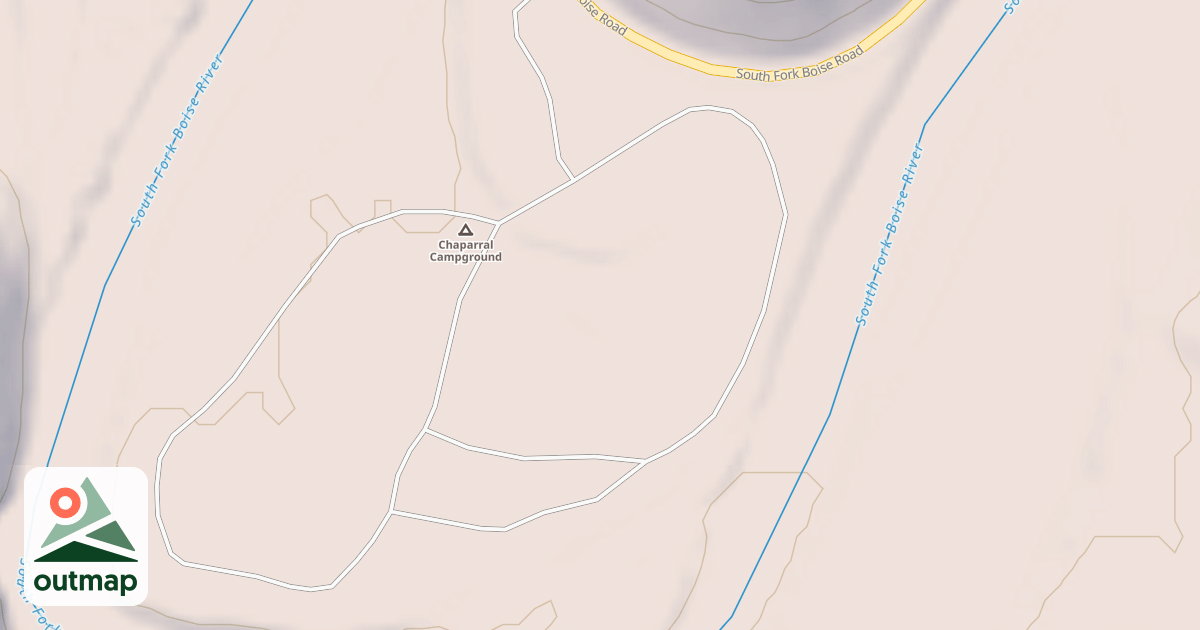 Map of CHAPARRAL CG LOOP B