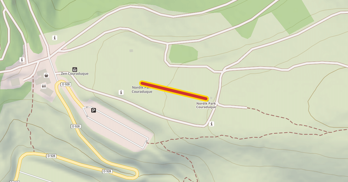 Map preview of Nordik Park Couraduque
