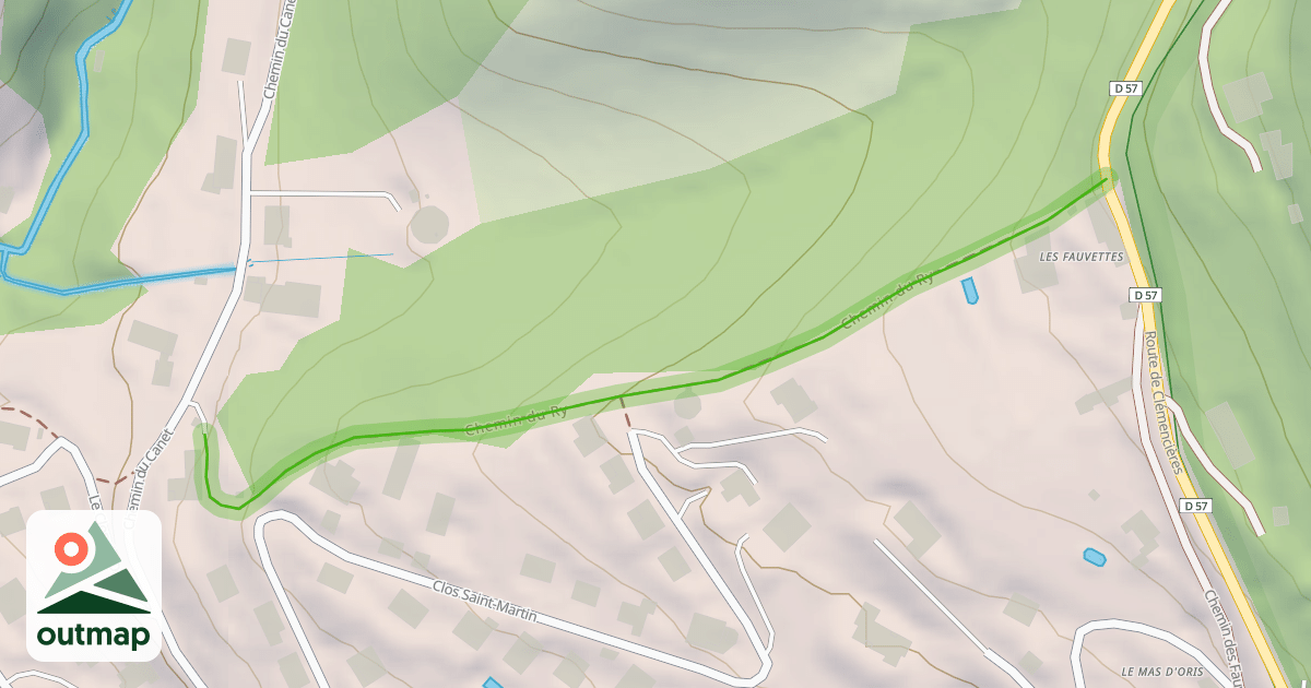 Map of Chemin du Ry
