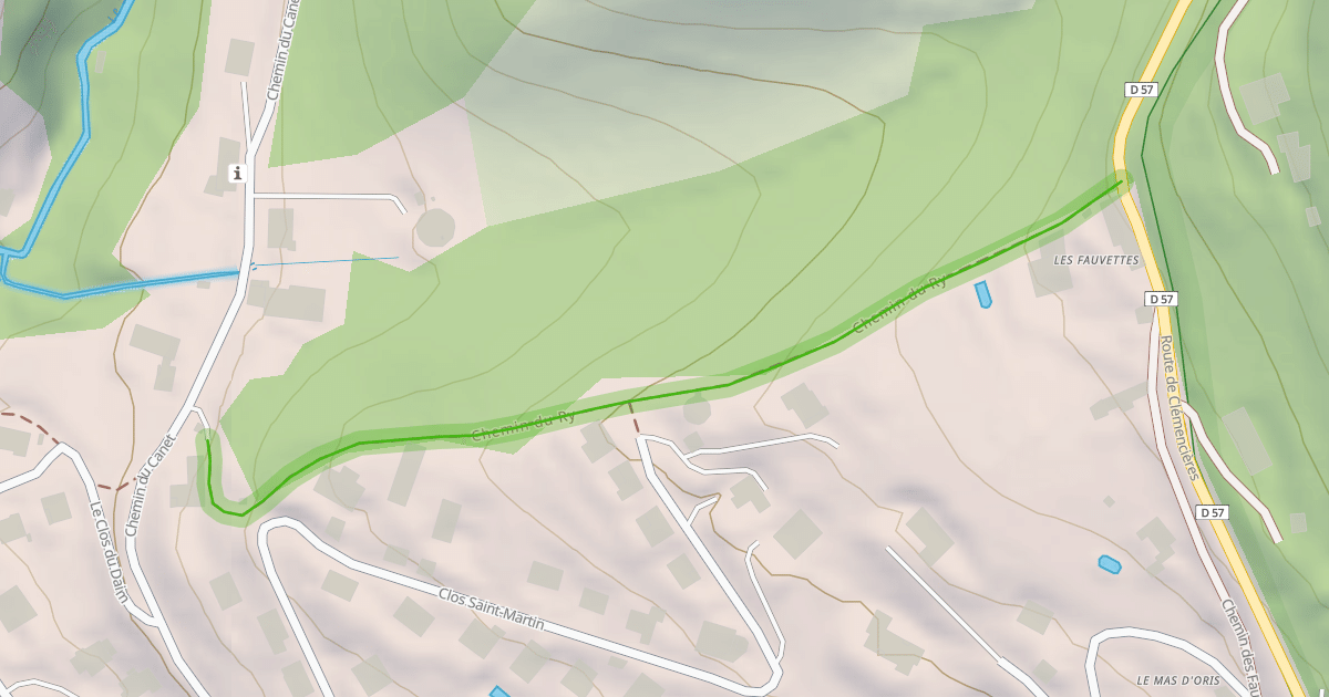 Map preview of Chemin du Ry