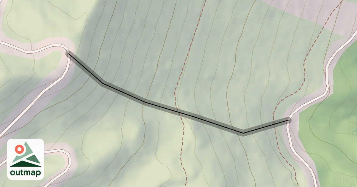 Map of Diamond Peak Glade