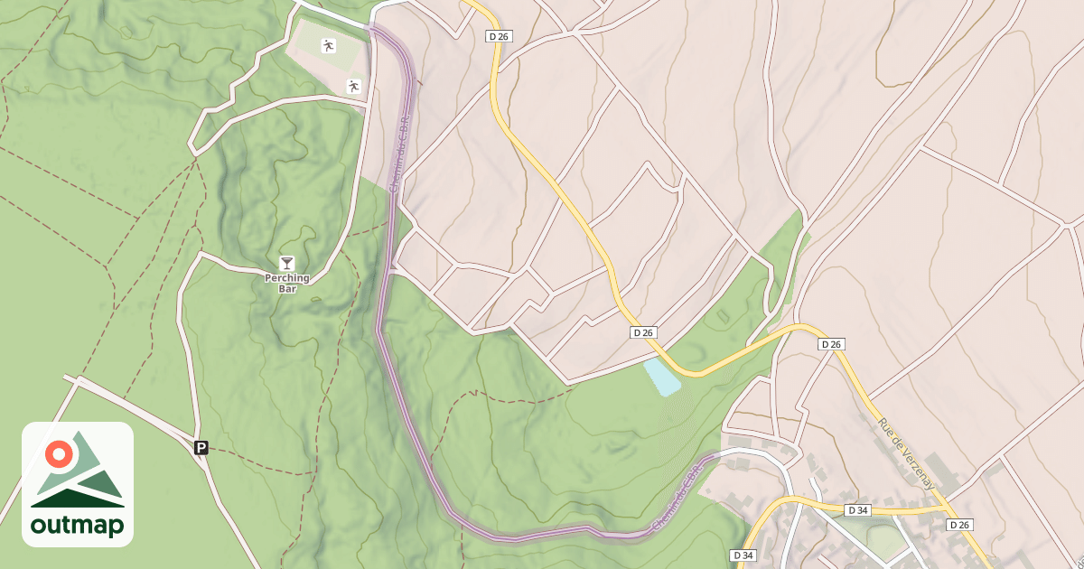 Map of Chemin du C.B.R.