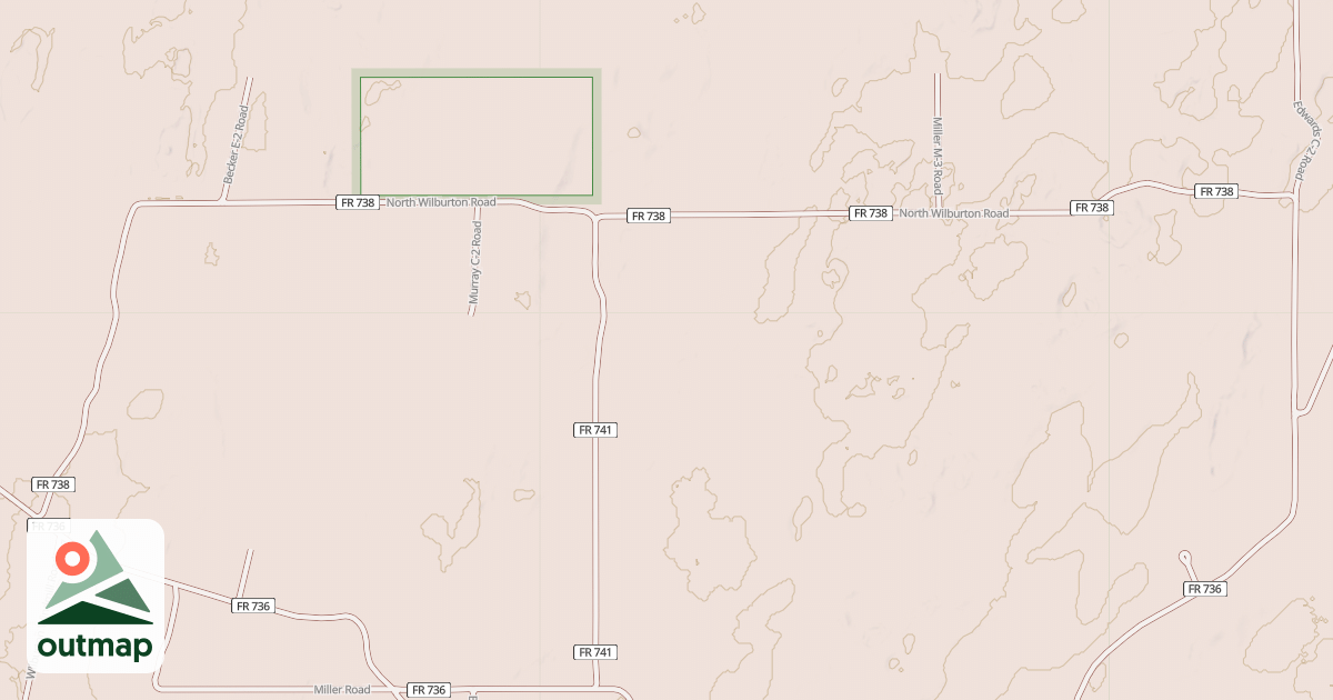 Map of NORTH WILBURTON