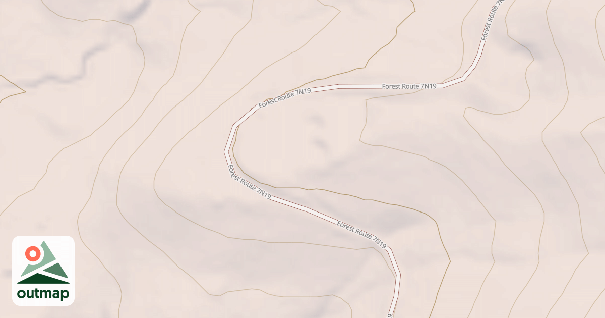 Map of USFS Motor Vehicle Use Map Trails 322372010602