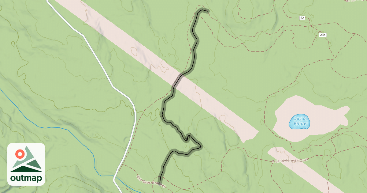 Map of 23c Moyen Braquet