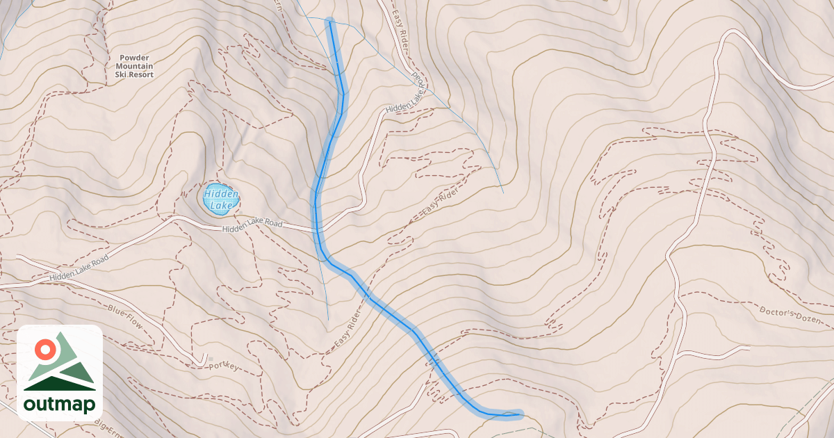 Map of Clair's Run
