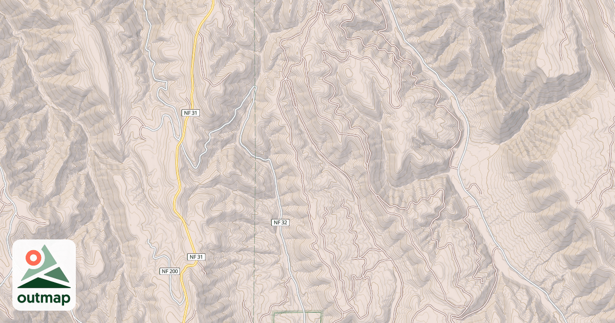 Map of USFS Motor Vehicle Use Map Roads {1272D6C9-BAF5-46D3-A1C4-5274F1C83469}
