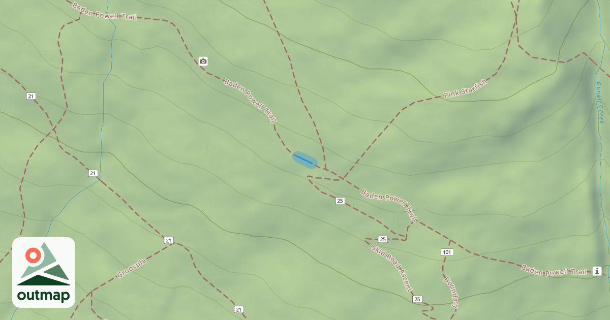 Map of Baden Powell Trail