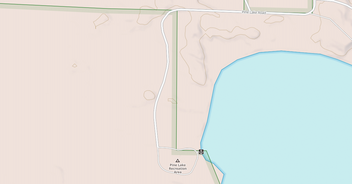 Map preview of PINE LAKE CAMPGROUND