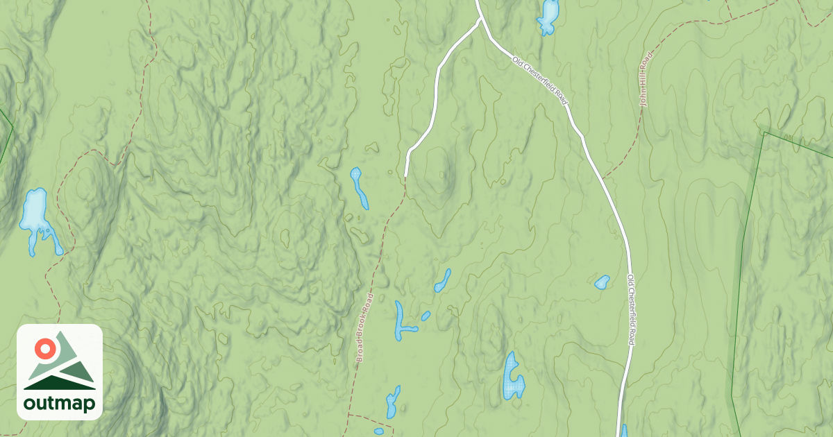 Map of Broad Brook Road
