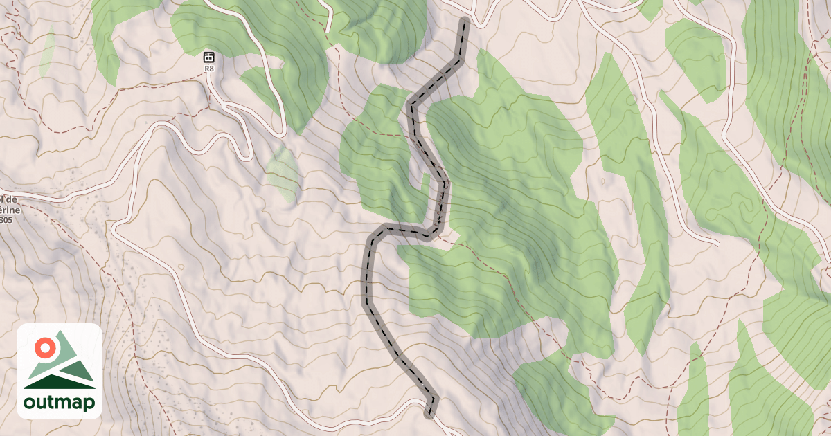 Map of Les Eperviers