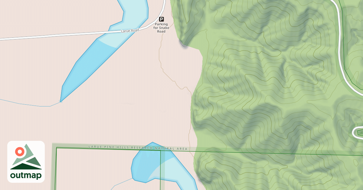 Map of OTTER POND