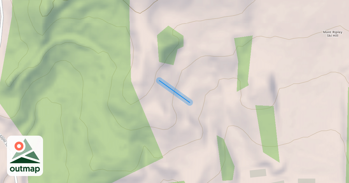 Map of No Name Trail