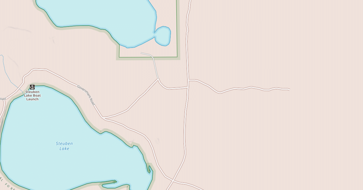 Map preview of CROOKED LAKE SOUTH