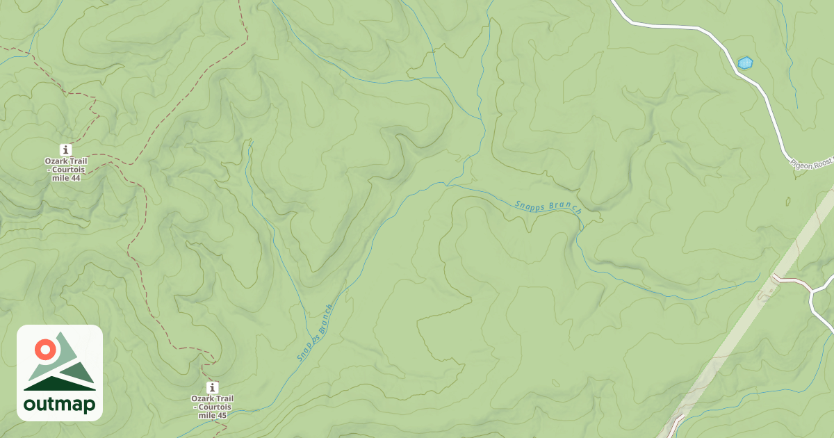 Map of SNAPPS BRANCH