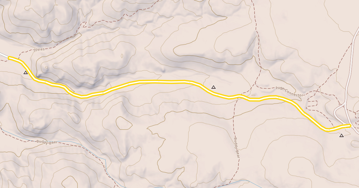 Map preview of McCabe To Cottonwood Grove Road