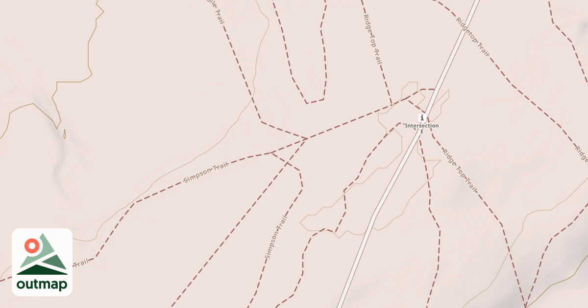 Map of Yellow Creek State Park Trails