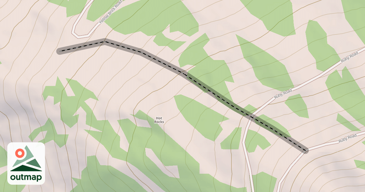 Map of Old Lift Line