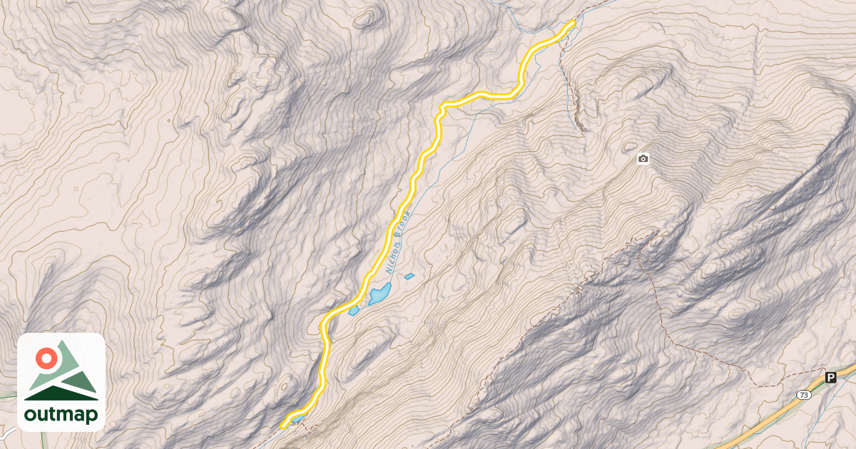 Map of Jack Rabbit Trail