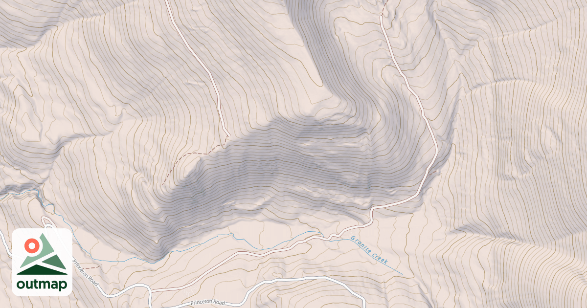 Map of GRANITE CREEK