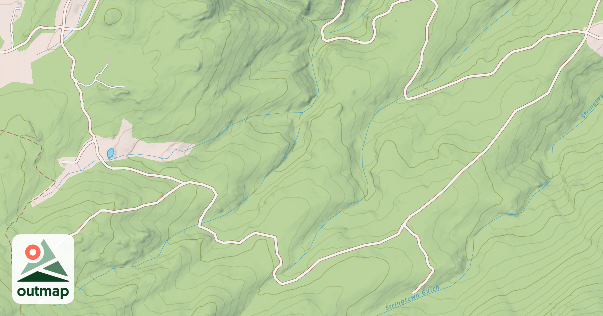 Map of BALD RIDGE