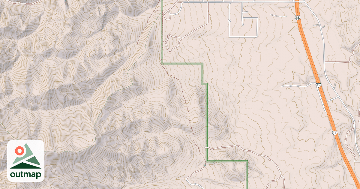 Map of Summit To Station Canyon