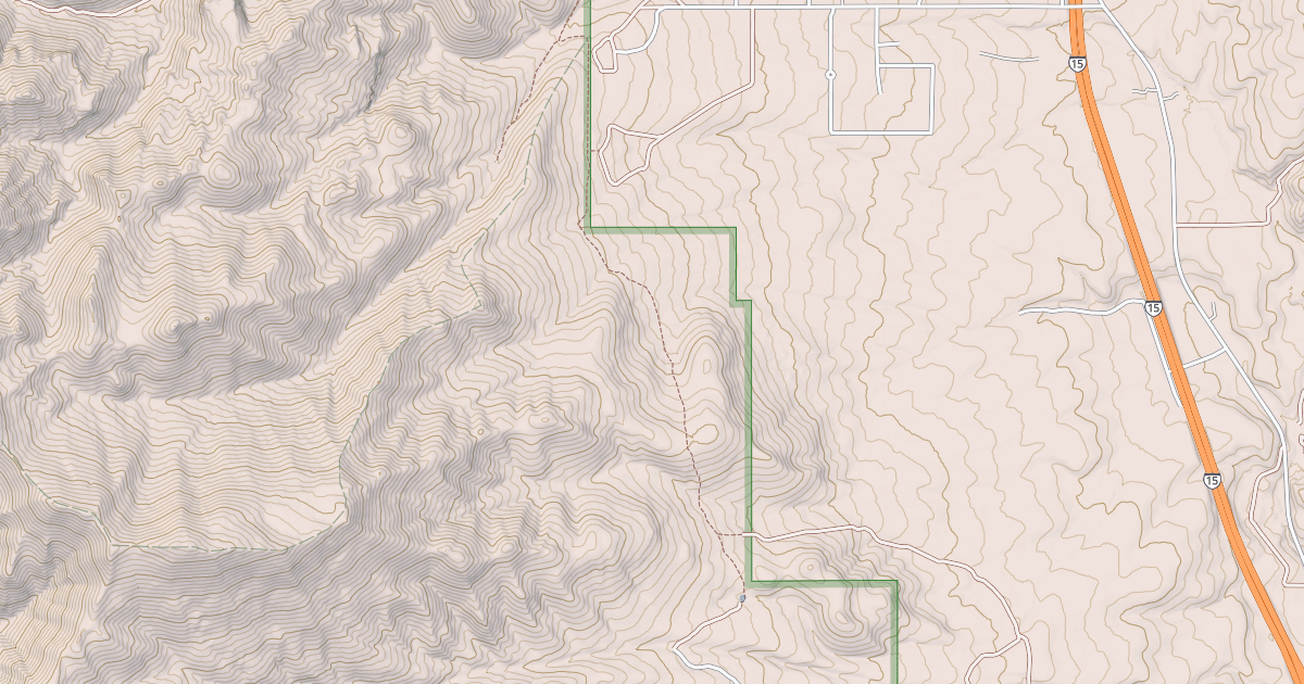 Map preview of Summit To Station Canyon