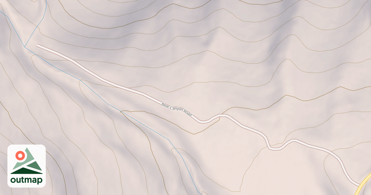 Map of BEAR CANYON