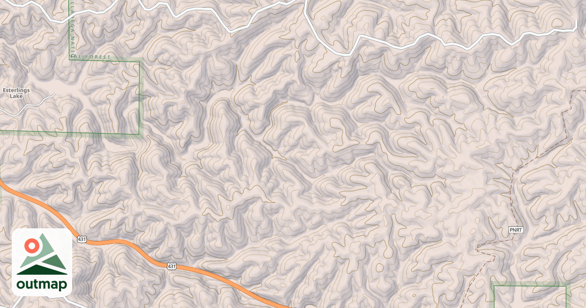 Map of BROWN