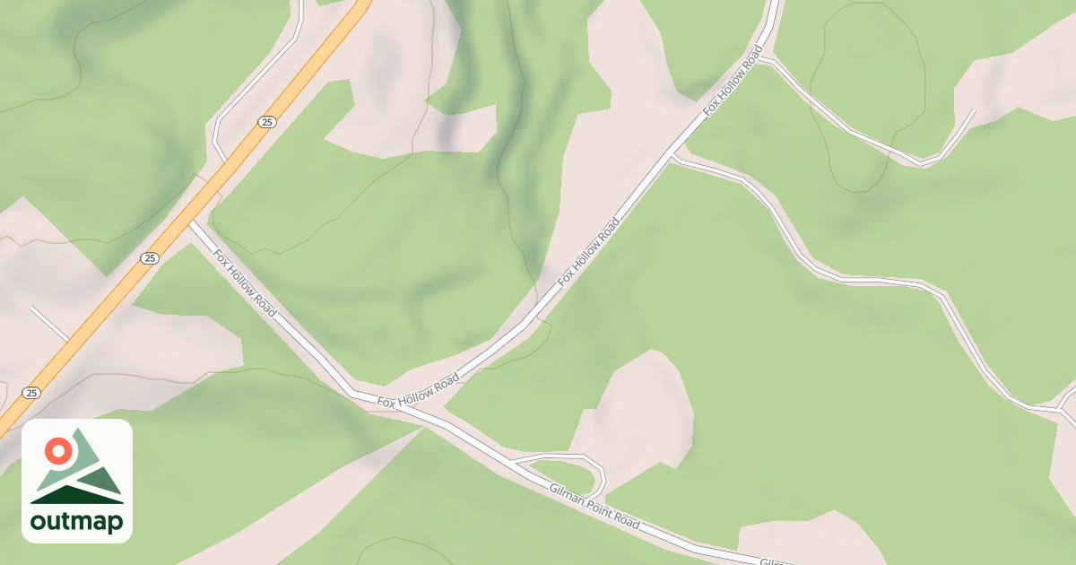Map of Fox Hollow Rd