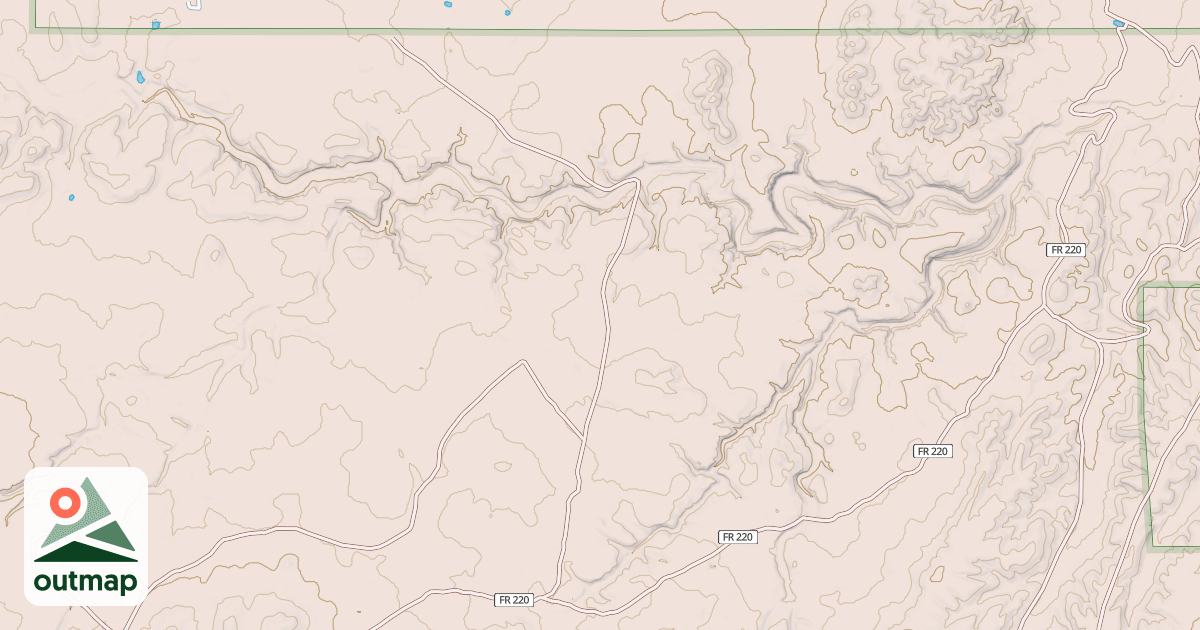 Map of USFS National Forest System Roads {99C9FE05-6FEF-46F7-ACF3-0D8AB4AA0277}