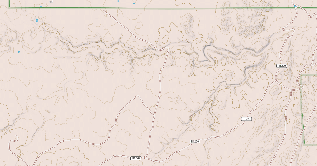 Map preview of USFS National Forest System Roads {99C9FE05-6FEF-46F7-ACF3-0D8AB4AA0277}