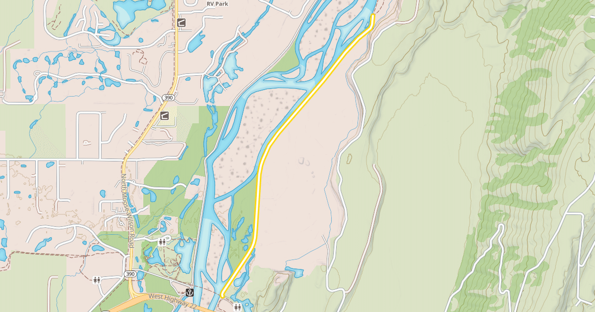 Map preview of Emilys Pond Levee