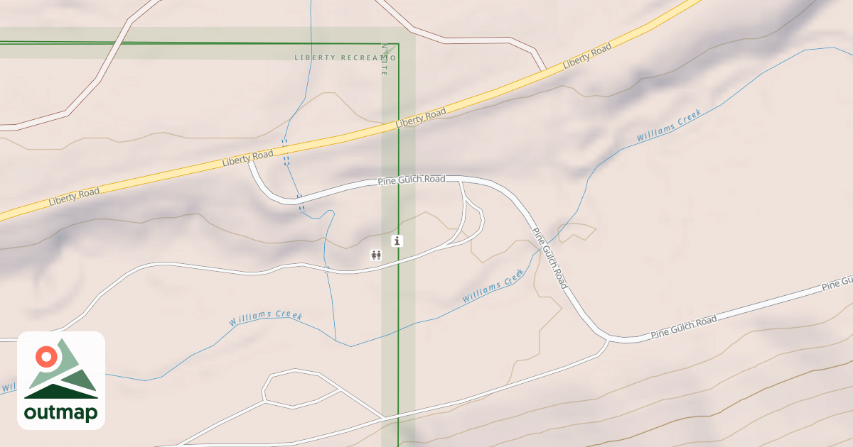 Map of GOLD CAMP