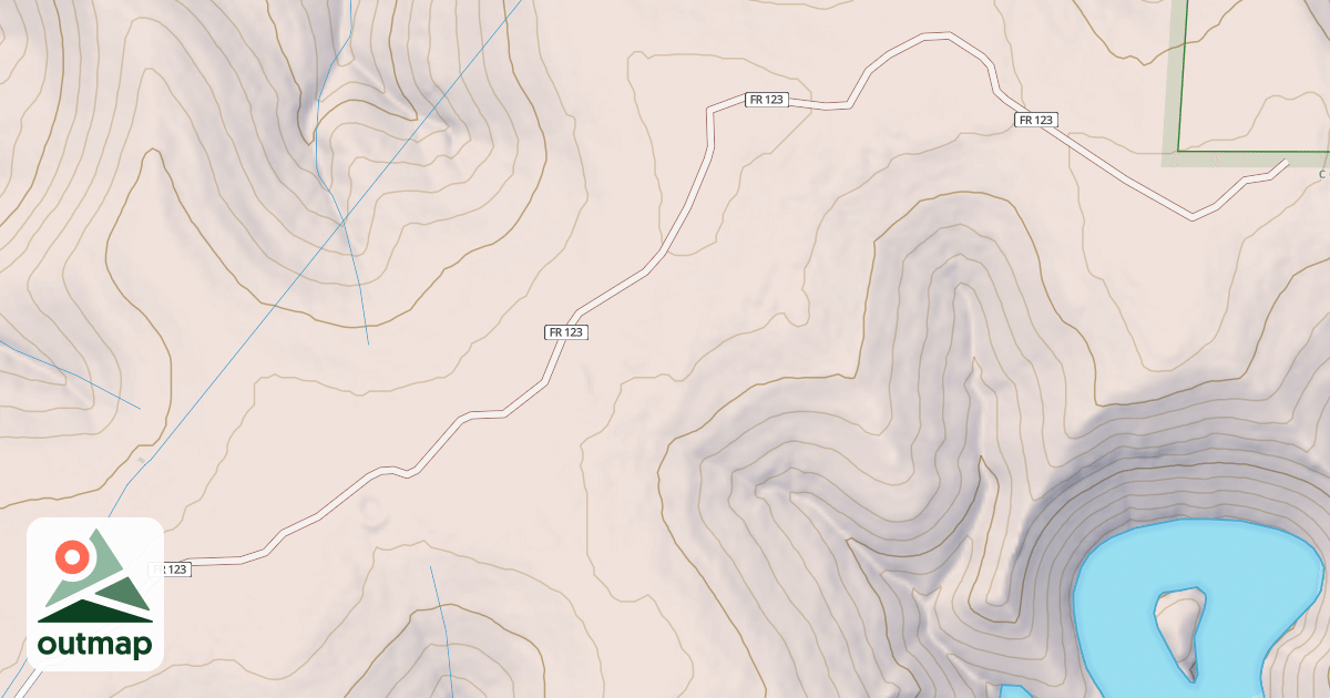 Map of BATTLEGROUND RIDGE