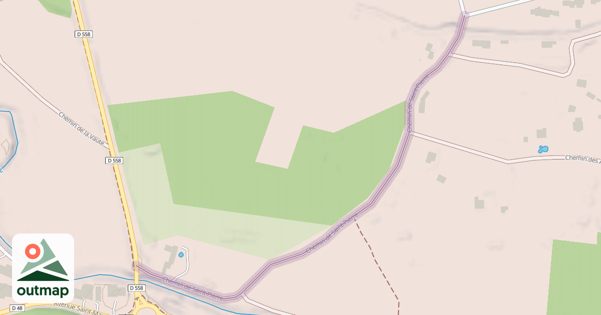 Map of Chemin de Saint-Pierre