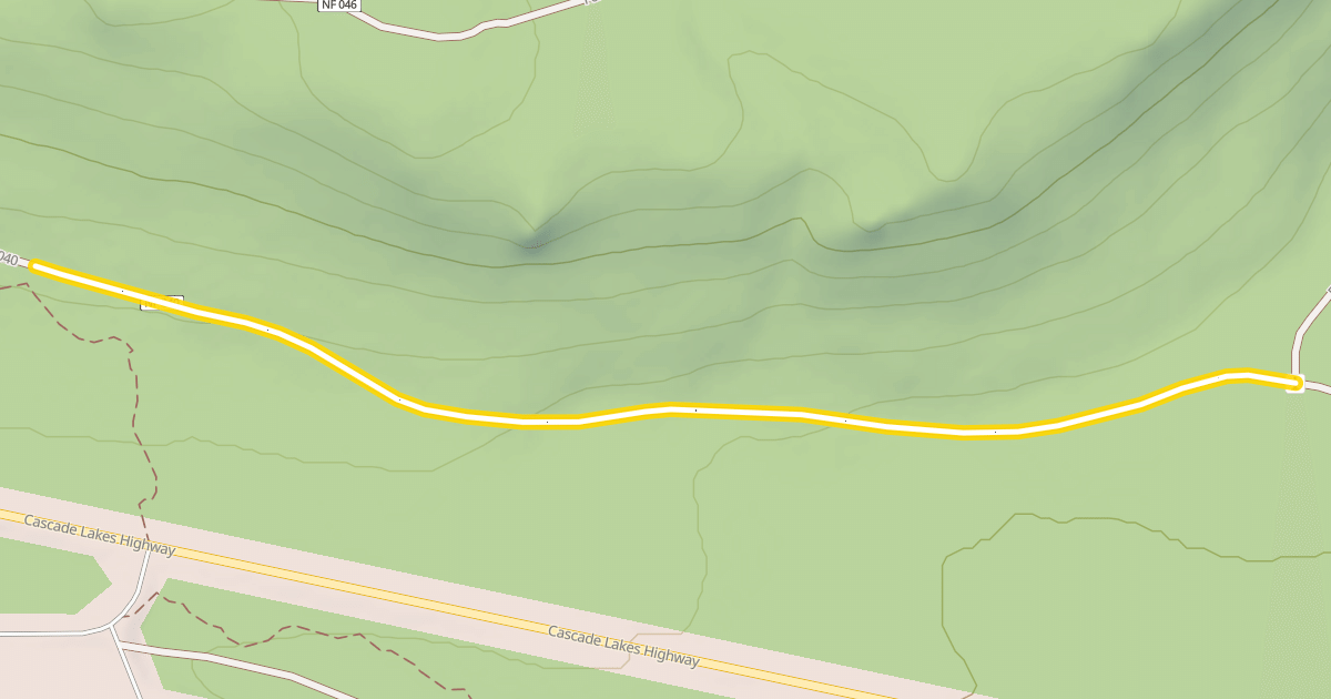 Map preview of Forest Road 4615-040